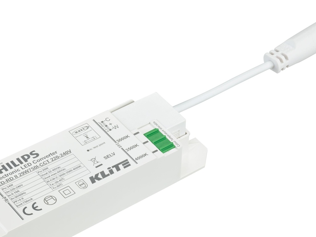 Ledinaire Panel, All-in, 28 W, 600x600 mm, VPC, 3400 lm, Selectable, UGR19 - Image 4