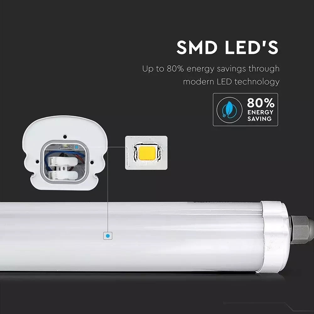 LED luminaire 48W, 150cm IP65 4000K - Image 9