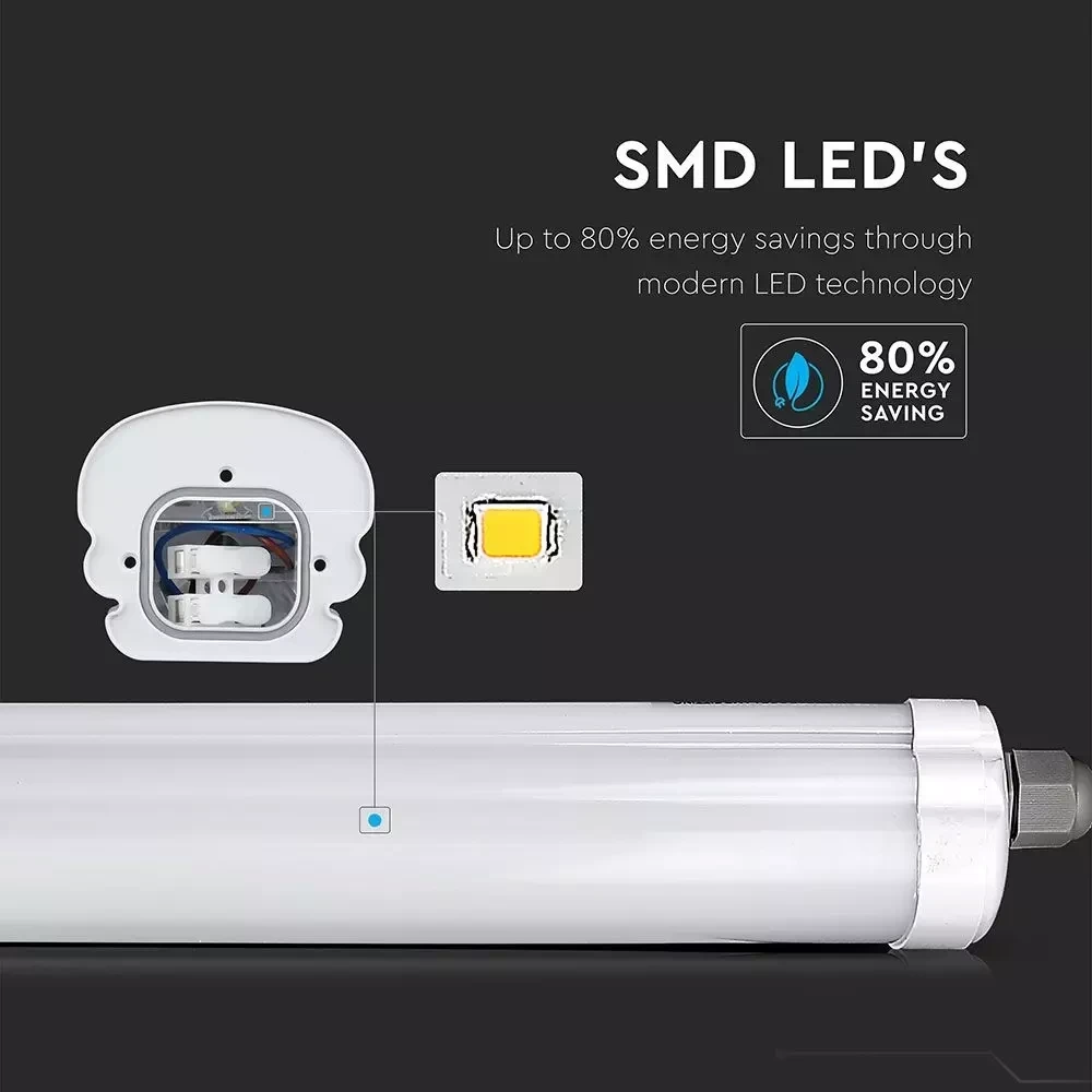 LED luminaire 48W, 150cm IP65 6400K - Image 9