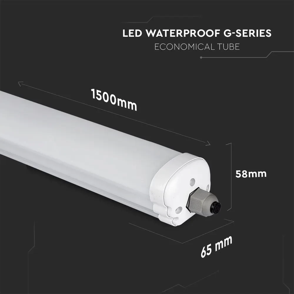 LED luminaire 48W, 150cm IP65 6400K - Image 10