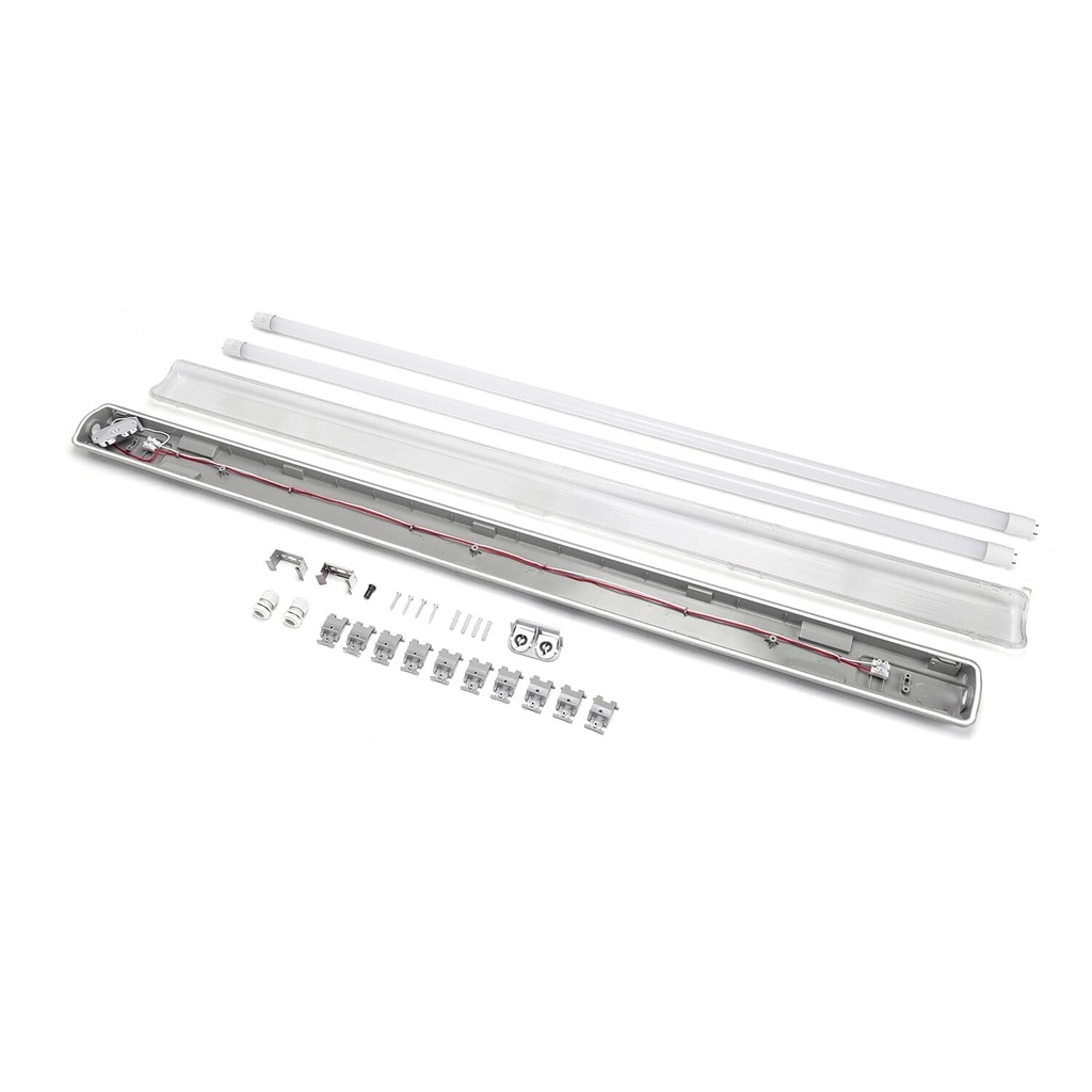 LED Luminaire T8 2x18W 120cm IP65 6500K - Image 4