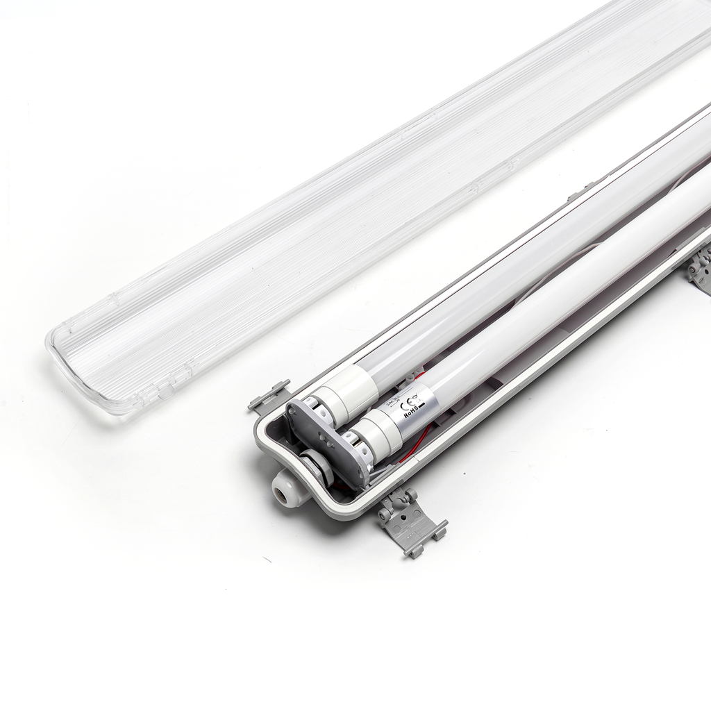 LED Luminaire T8 2x22W 150 cm IP65 4000K - Image 3