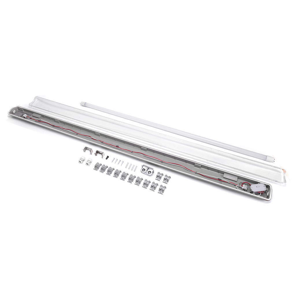 LED Luminaire T8 2x22W 150 cm IP65 4000K - Image 4