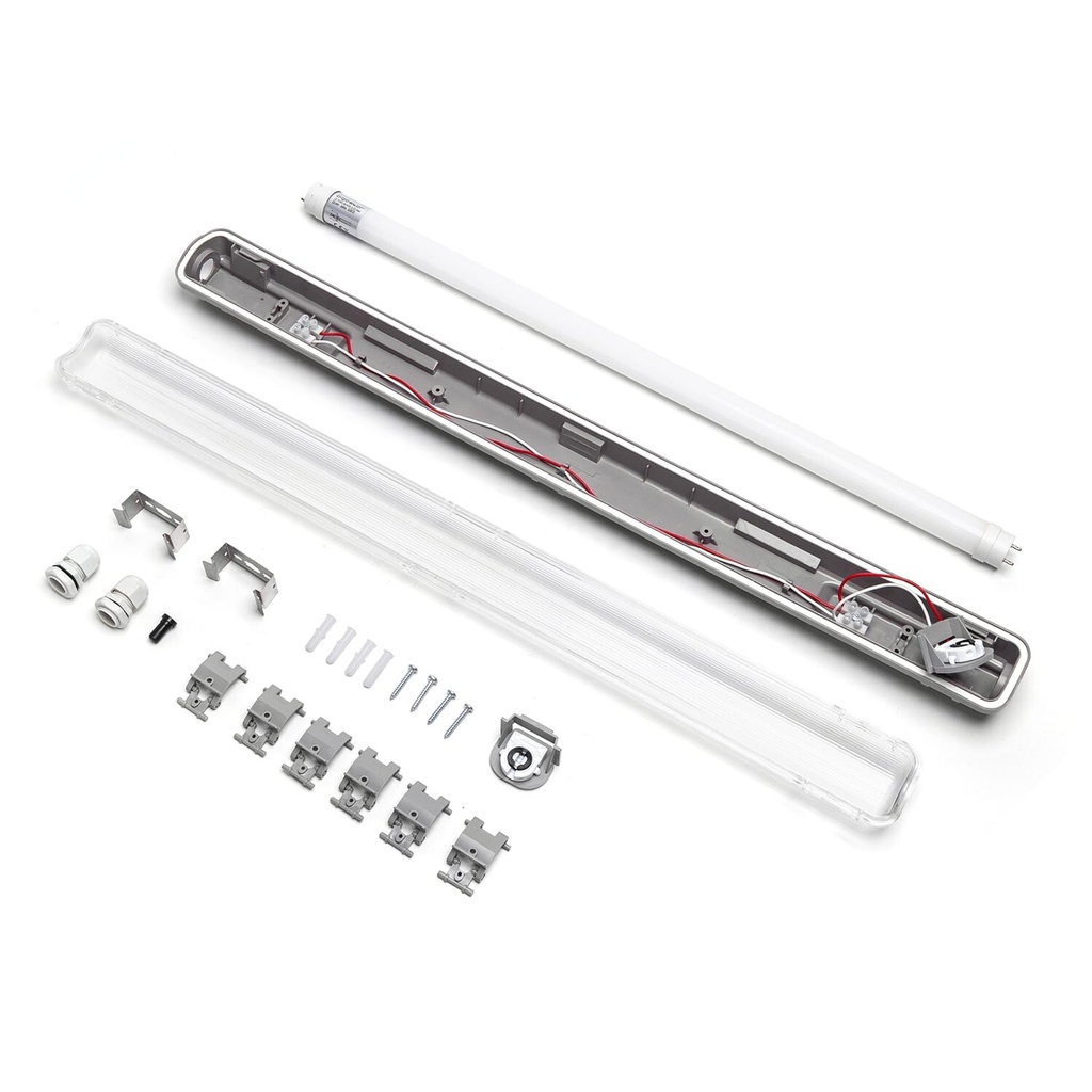 LED Luminaire T8 9W 60cm IP65 6500K - Image 4