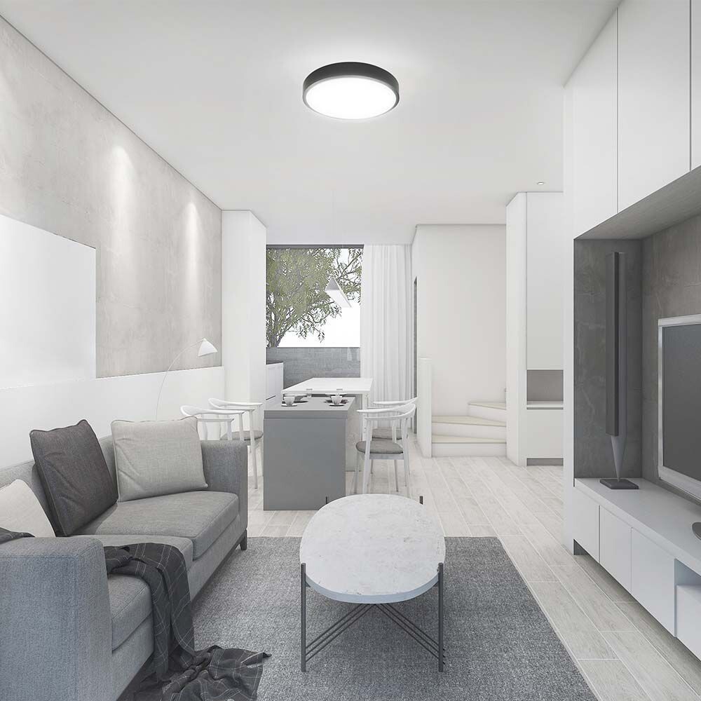 LED Microwave sensor ceiling light 18W IP44 - Image 5