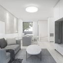 LED Microwave sensor ceiling light 18W IP44 - Image 2