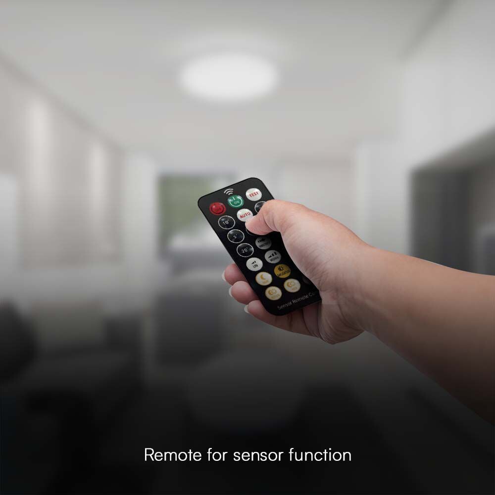 LED Microwave sensor ceiling light 18W IP44 - Image 7