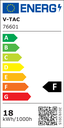 LED Microwave sensor ceiling light 18W IP44 - Image 9