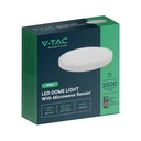 LED Microwave sensor ceiling light 24W 4000K IP44 - Image 9