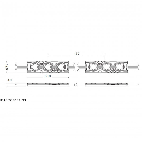 Led modul RGBW 5050 (W 6000-8000K) - Image 3