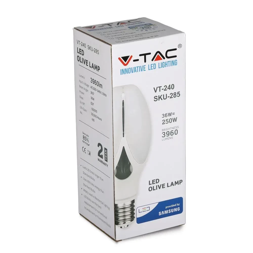 LED Olive lamp 36W E27 4000K - Image 8