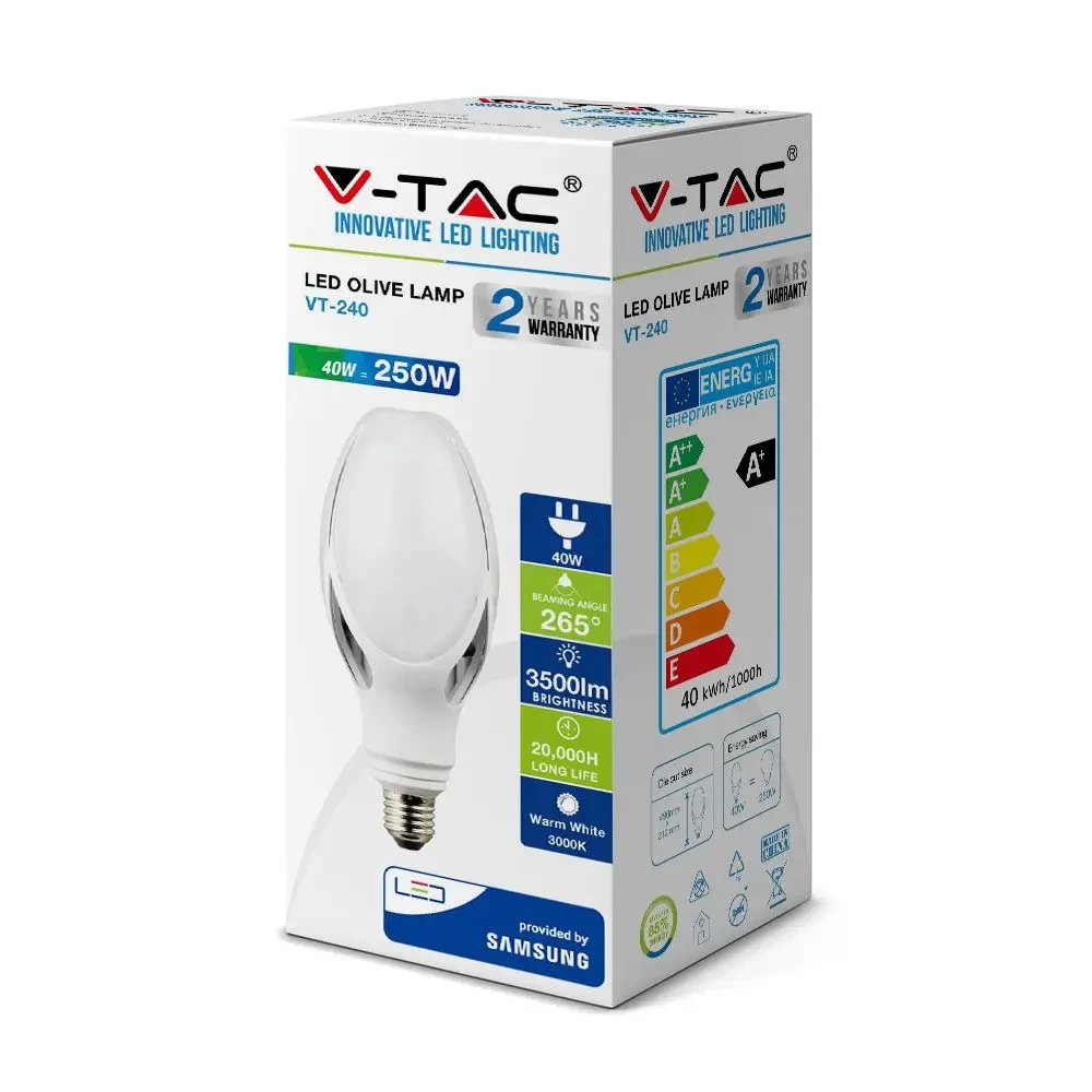 LED Olive lamp 36W E27 6500K - Image 7