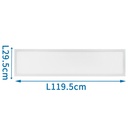 LED Panel 40W 120x30 UGR19, 6500K - Image 2