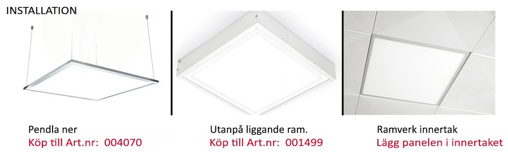 LED Panel 50 Watt 595 x 595 mm 6000K - Image 3