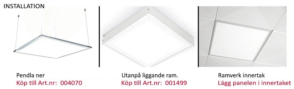 LED Panel 60 x 60 cm 4000K - Image 3