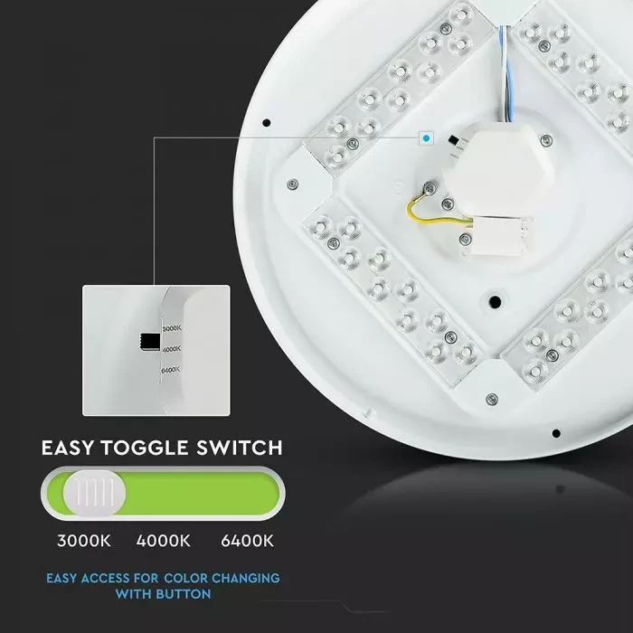 Led Plafond 18W CCT:3IN1 - Image 7