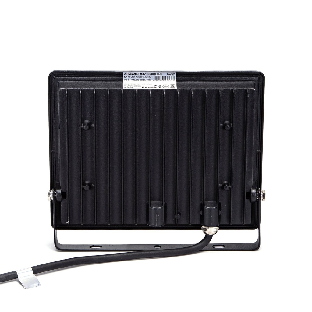 LED RGB Floodlight Black 50W - Image 2