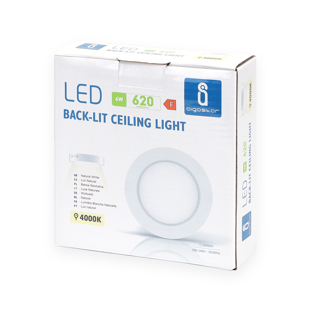 Led slim downlight 6W 4000K - Image 3