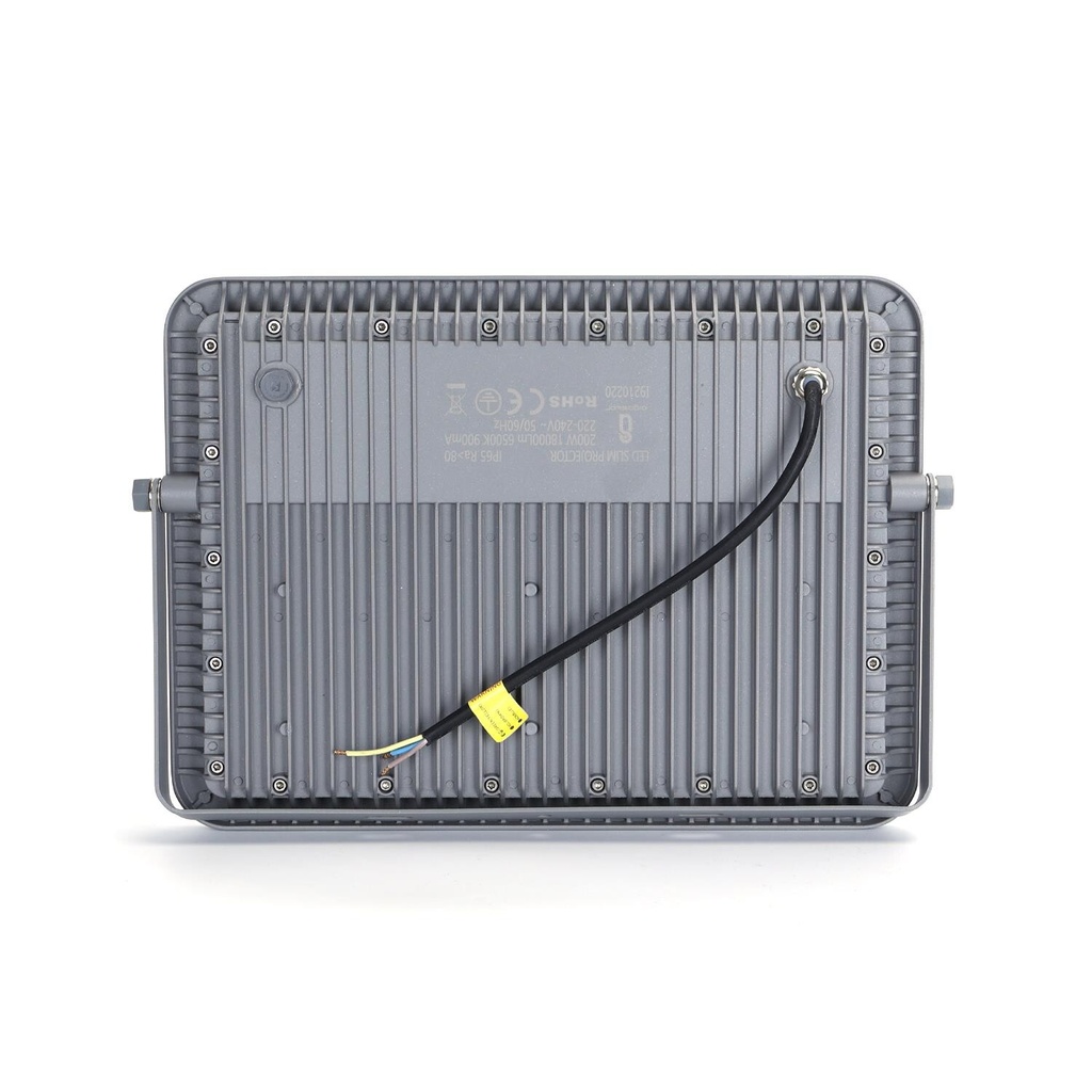LED slim flood light 200W 6500K - Image 3