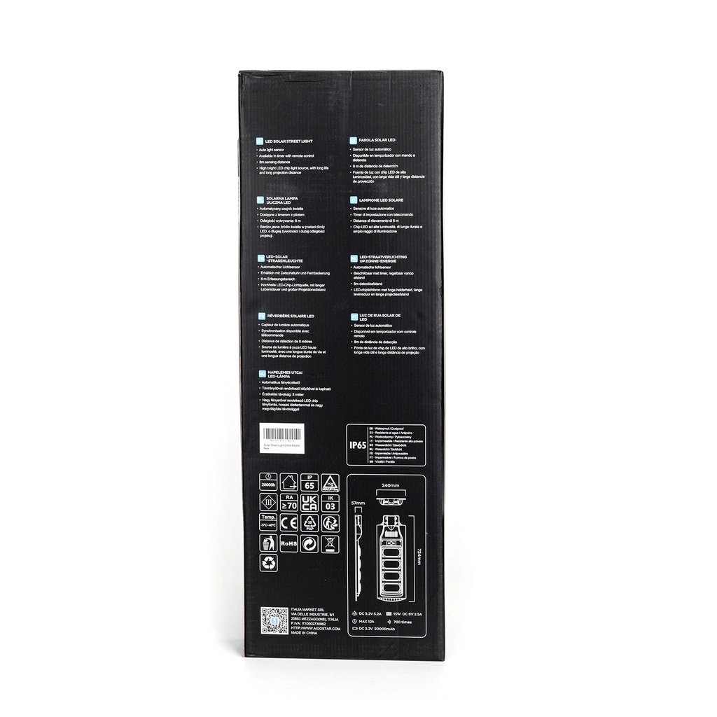 LED Solar Street Light with Remote Control - Image 5