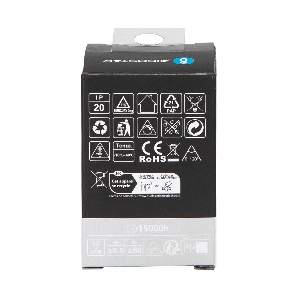 LED Spot GU10 4.9W Cold White 120° 865 DIM - Image 5
