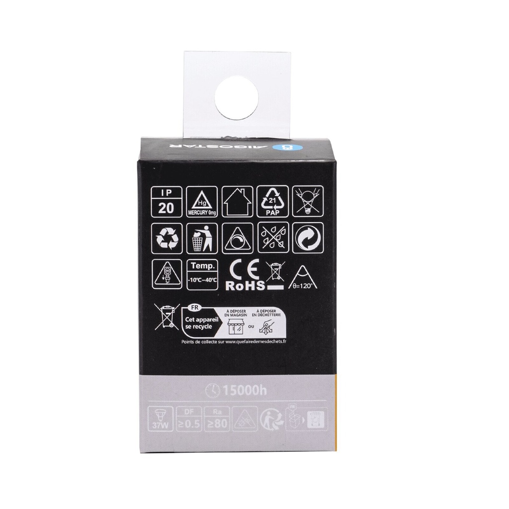 LED Spot GU10 4.9W Warm White 120° 827 DIM - Image 5