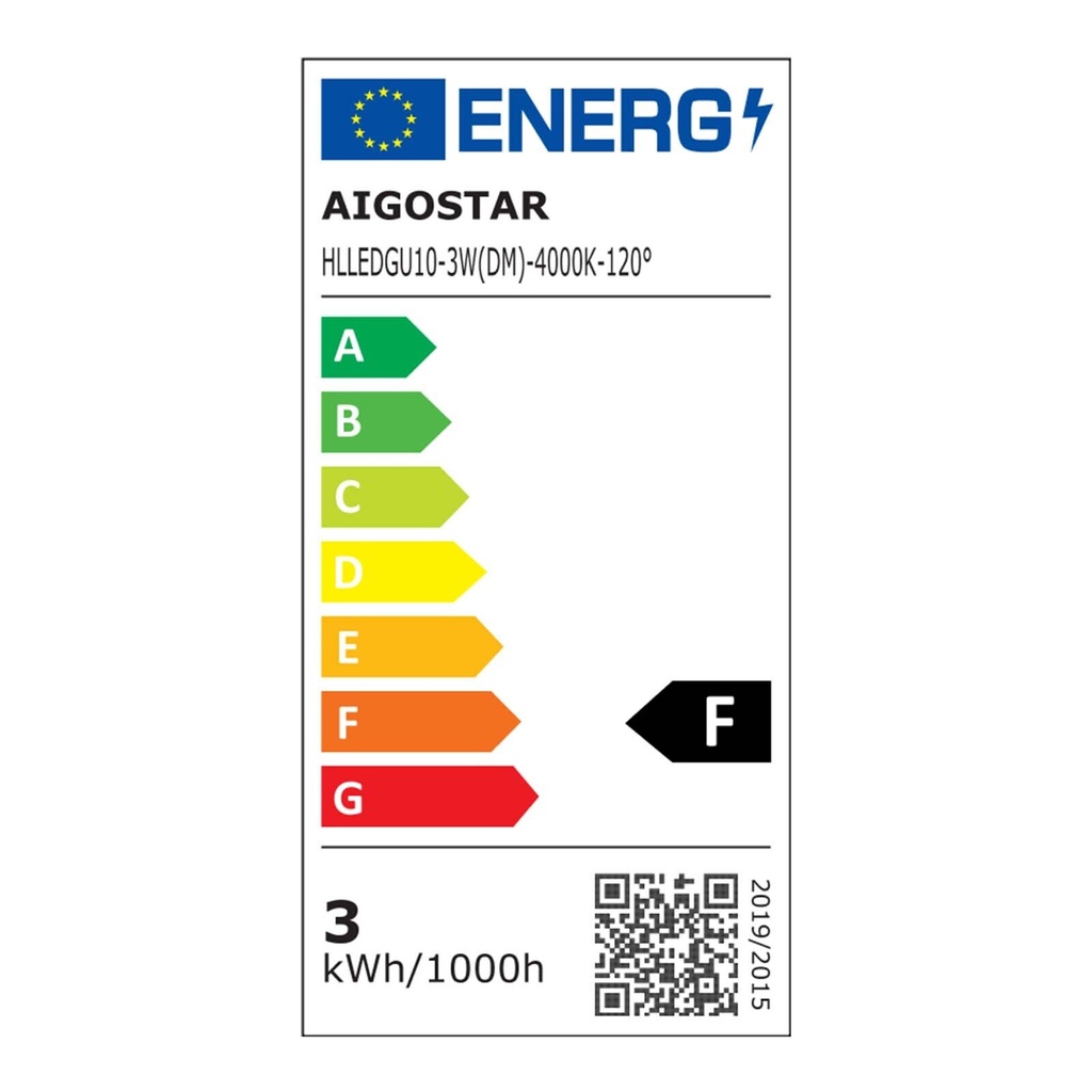 LED Spot GU10 6W neutral white 120° 840 DIM - Image 6