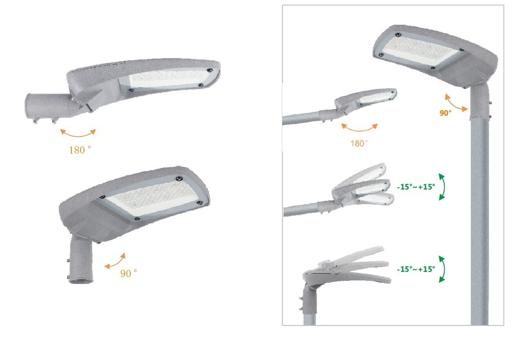 LED Street light 200W 150°x75° 4000K IP66 OSRAM - Image 7