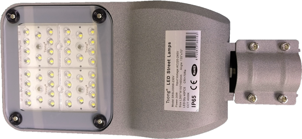 LED Street light 30W 135°x70° 3000K IP66 - Image 5
