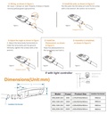 LED Street light with Lux sensor 60W 4000K IP66 - Image 7