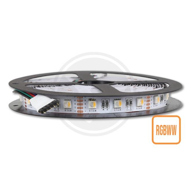 LEDstrip RGBWW 5050 5m 300led 12mm 19,2W - Image 3