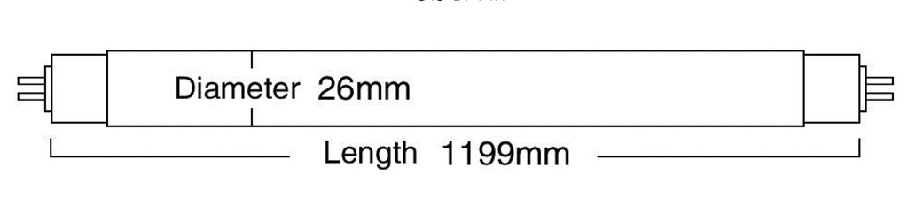 LED T8 6500K 18W 1200mm 4000K 150lm/W - Image 3