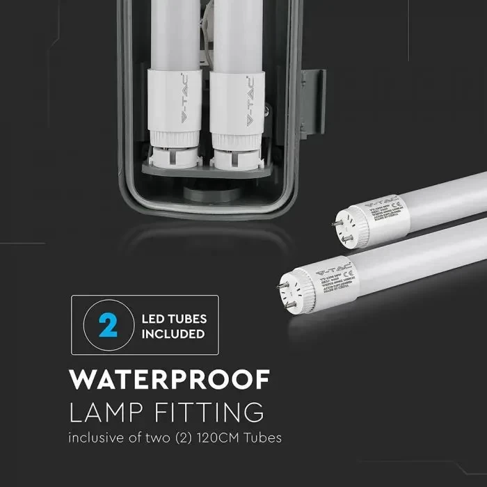 LED Tri-proof tube T8 DOUBLE 4000K - Image 5