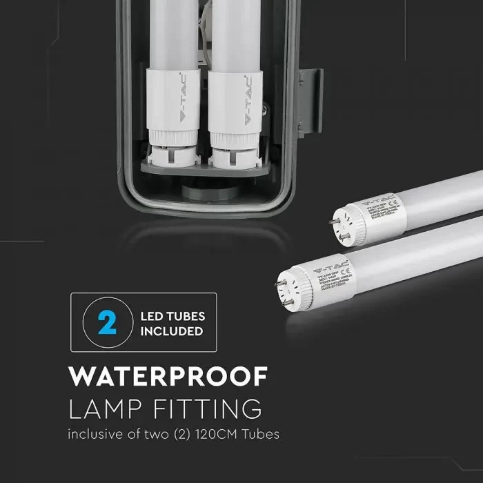 LED Tri-proof tube T8 DOUBLE 6400K - Image 6