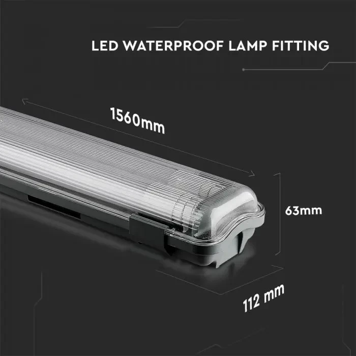 LED Tri-proof tube T8 DOUBLE 6400K - Image 4
