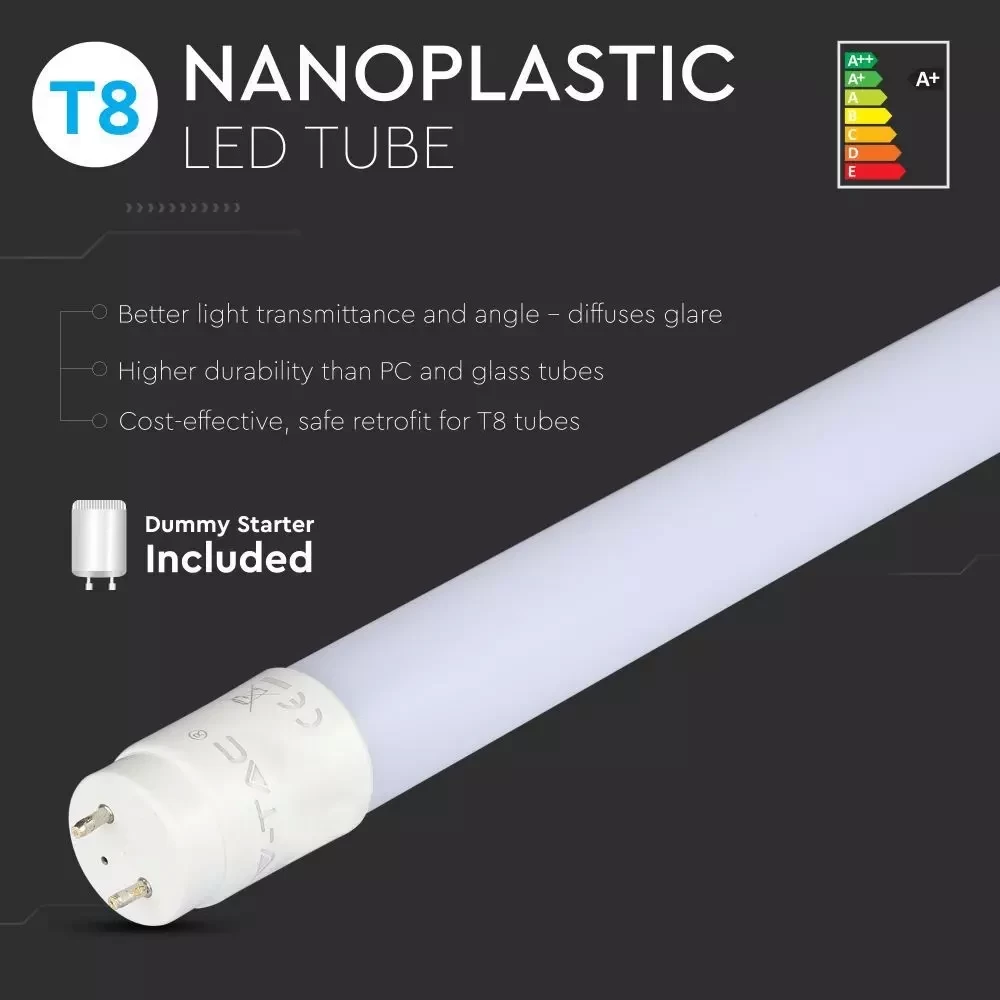 LED TUBE T8 18w 120cm 95lm/W 6500K - Image 4