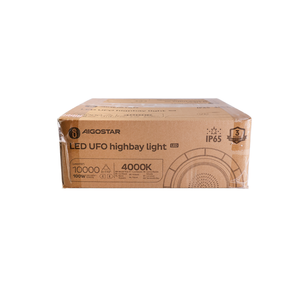 LED UFO HIGH BAY 100W 4000K - Image 5