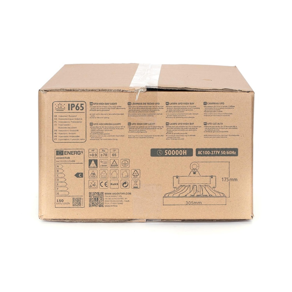 LED UFO HIGH BAY 150W 5700K 150LM/W - Image 6