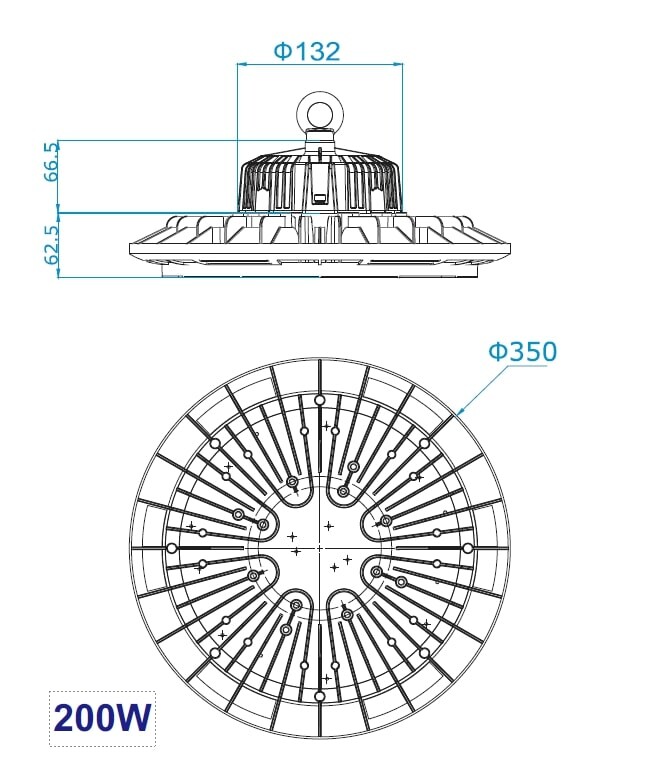 Led ufo High bay 200W 4000K - Image 4
