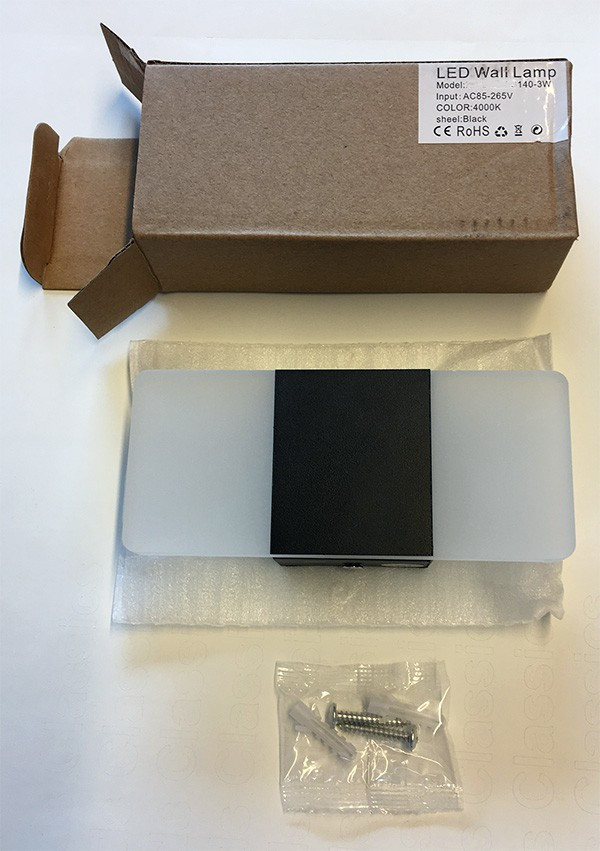 LED Wall light 3W WHITE - Image 3