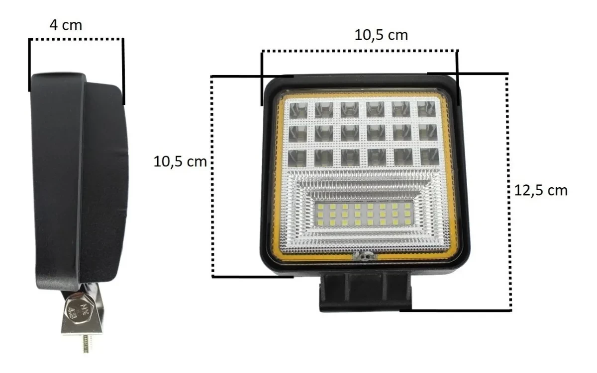 LED work lamp 10-60V 126W with a direction indicator - Image 4