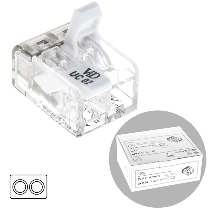 Lever Connector 2P 0.2-4.0mm² - Image 5