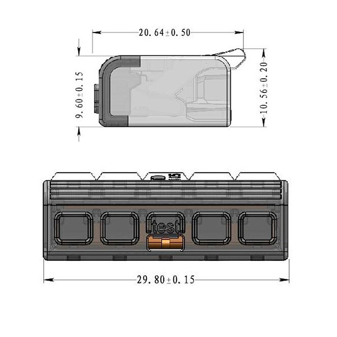 Lever Connector 5P 0.2-4.0mm² - Image 4