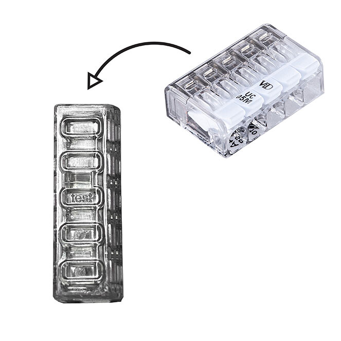 Lever Connector Mini 5P 0.2-2.5mm² - Image 4