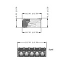 Lever Connector Mini 5P 0.2-2.5mm² 50pack - Image 5
