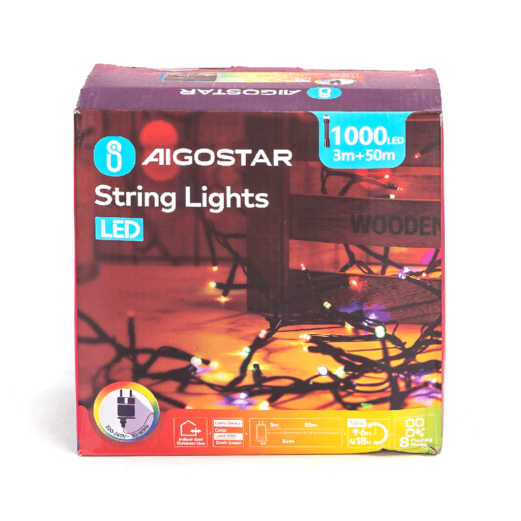 Light string 1000 LED 50 m Red RGBY - Image 4