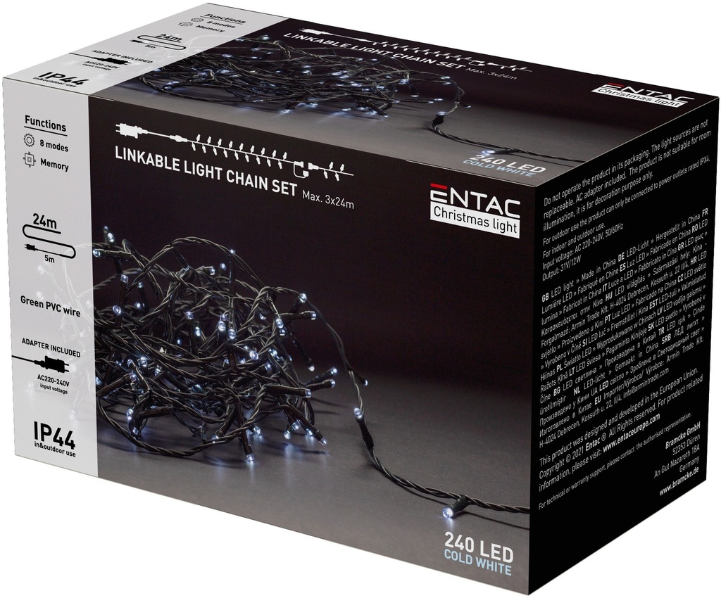 Light string 240 LED 24m starter set CW - Image 2
