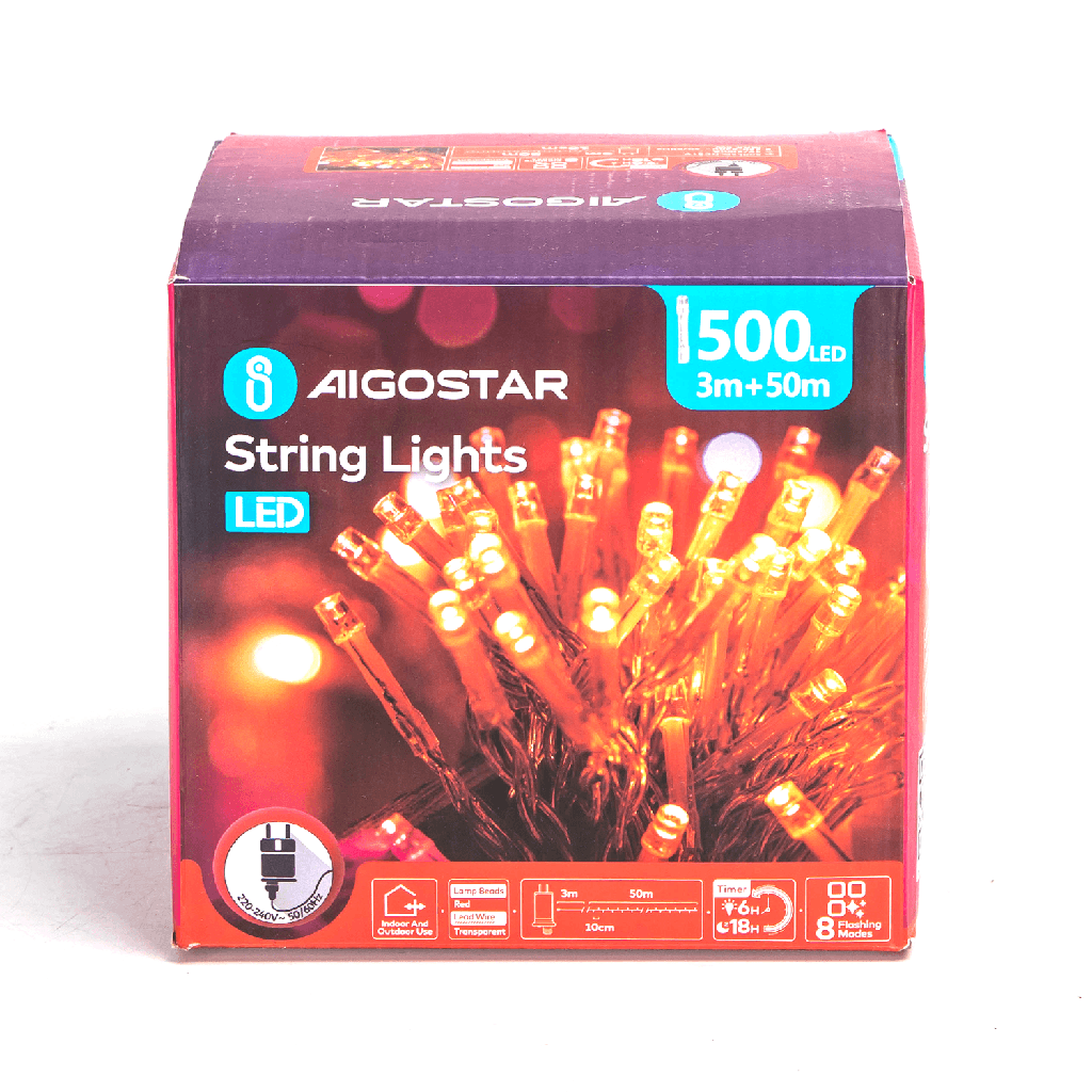Light string 500 LED 50 m Red - Image 4