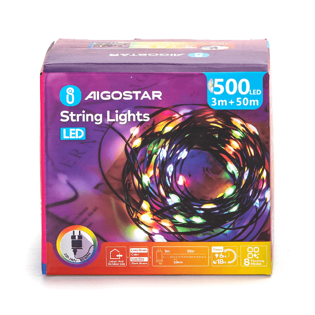 Light string 500 LED 50 m Red RGBY - Image 3