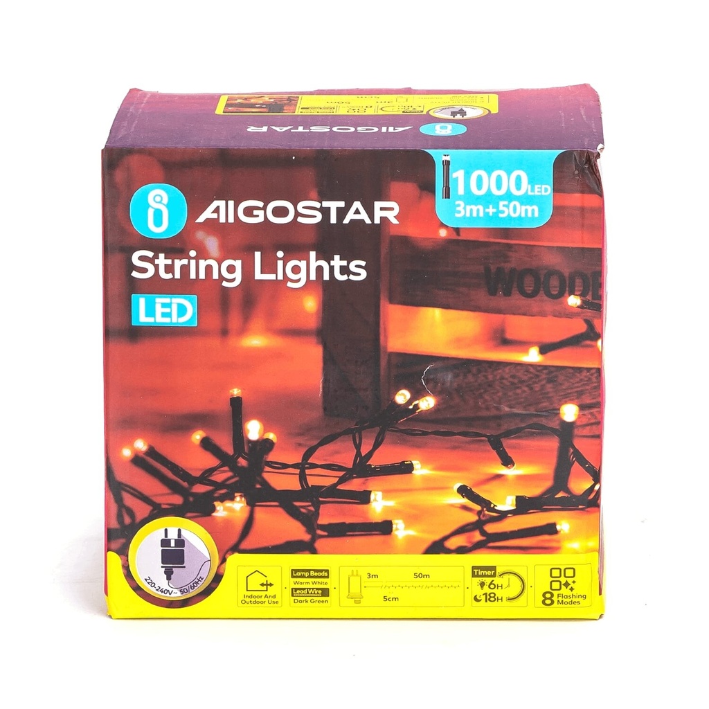 Light string 500 LED 50 m Warm white 2700K - Image 4